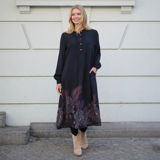 Caroline kjóll, dökkblár