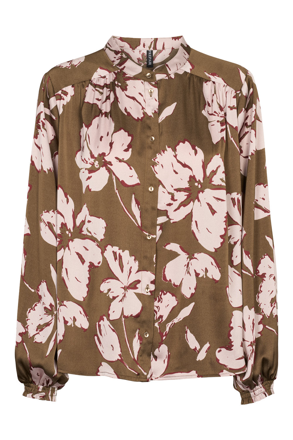 Estelle blússa, olive/rose