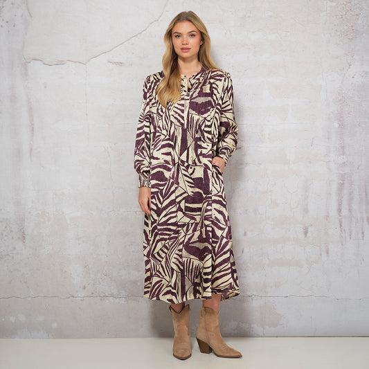 Carla kjóll, plum
