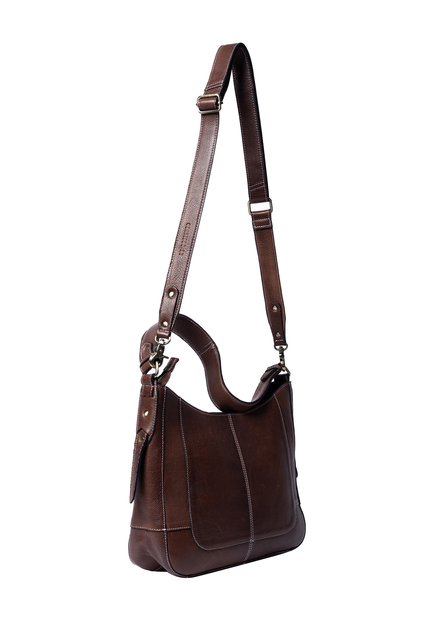 Neri leðurtaska, woodsmoke
