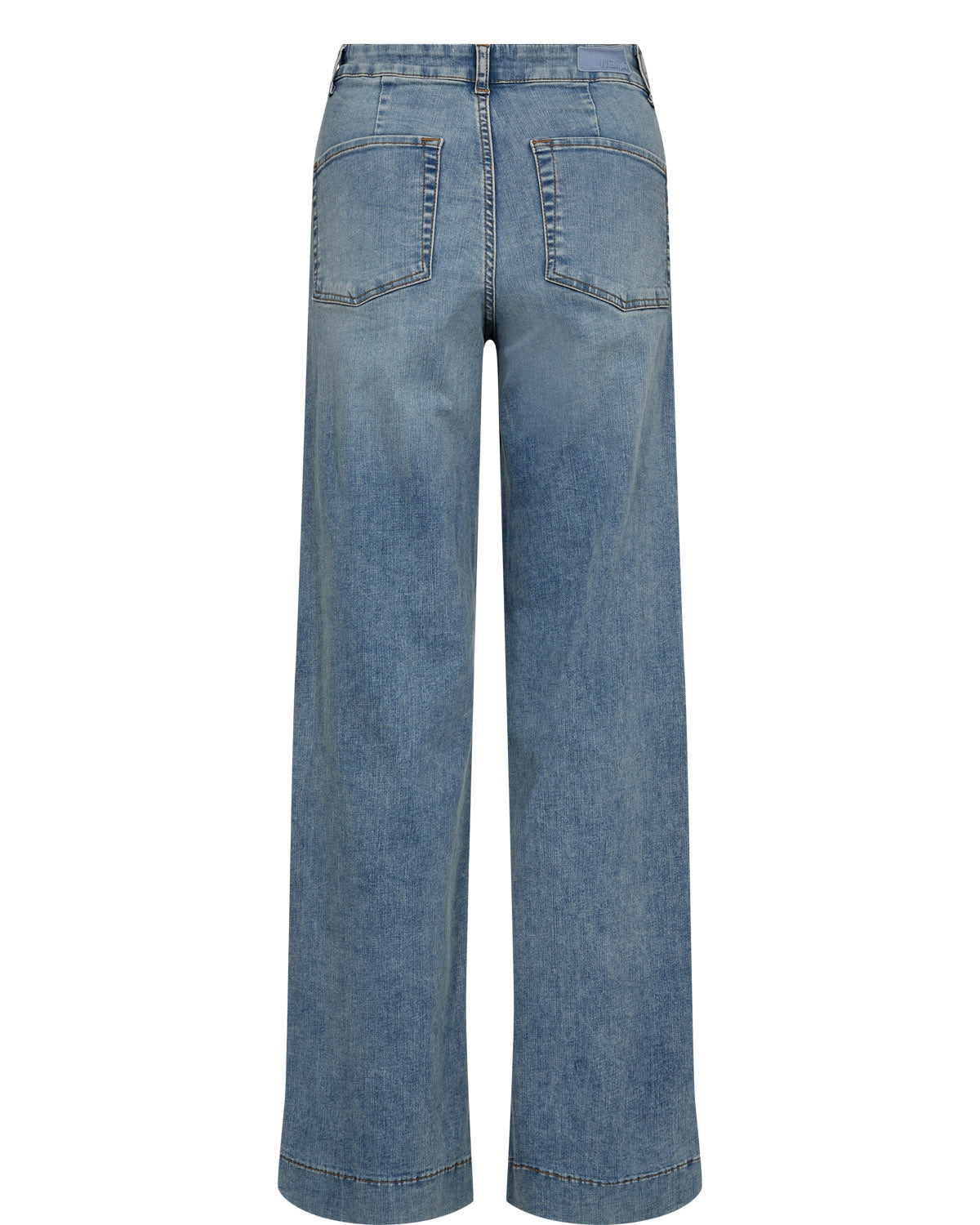 NuParis cropped gallabuxur, ljósbláar -3019