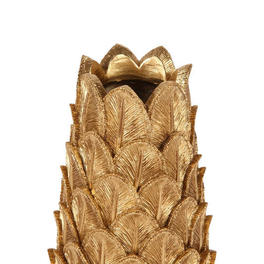 Vasi 22cm, gylltur