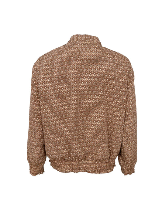 Luna bomber jakki, reversible inde/nougat