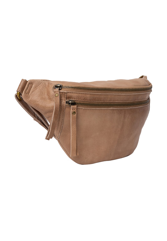 Faust urban mittistaska, taupe