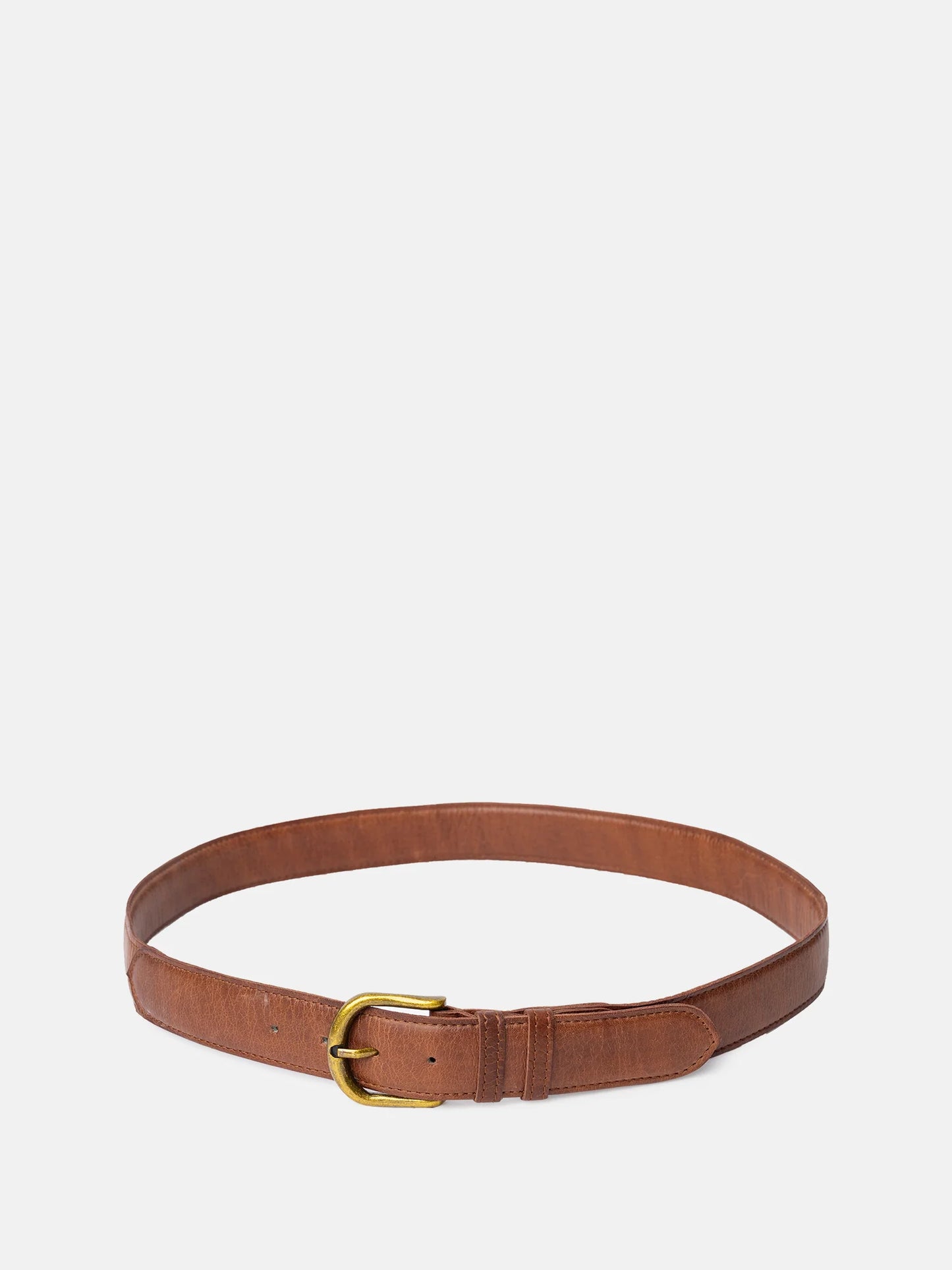 Hyas leðurbelti breiðara, walnut