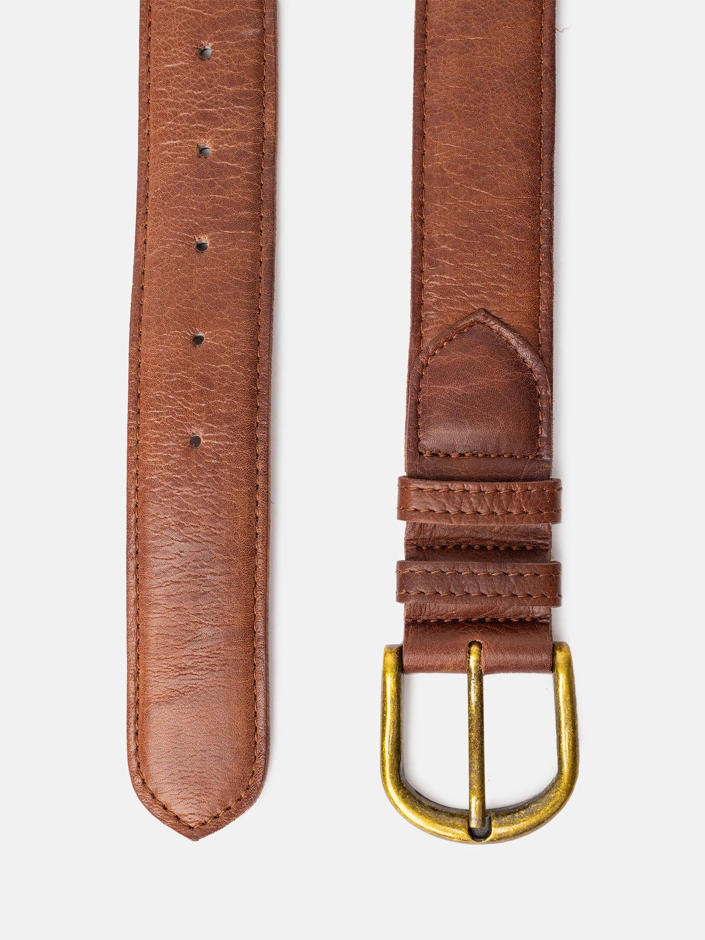 Hyas leðurbelti breiðara, walnut