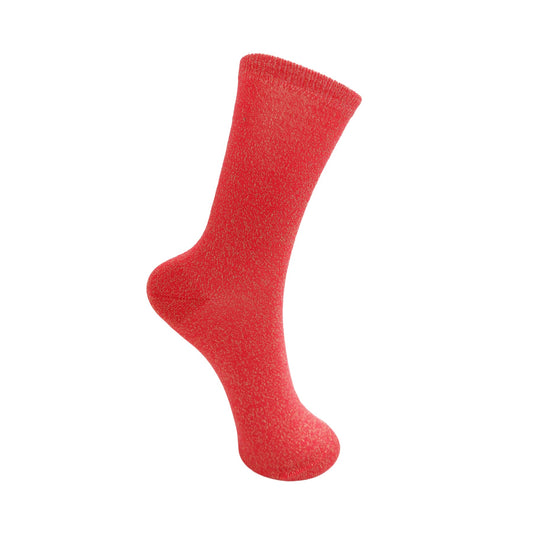 Lurex sokkar, rouge
