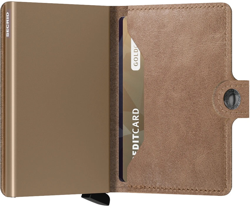 Secrid Miniwallet Kortaveski, vintage taupe