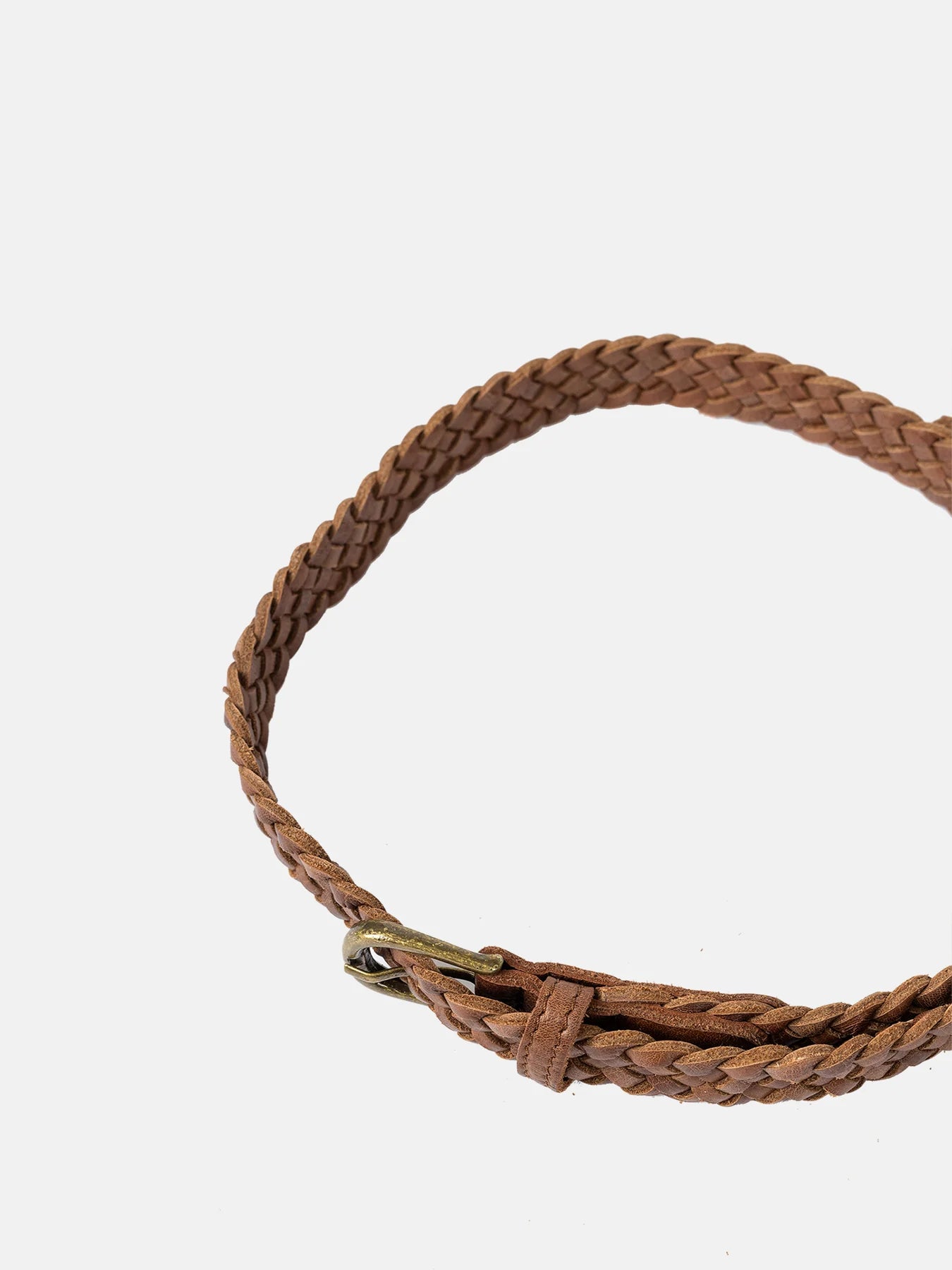 Hazel leðurbelti, walnut